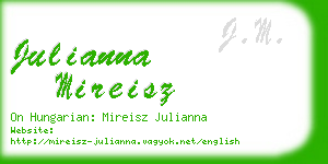 julianna mireisz business card